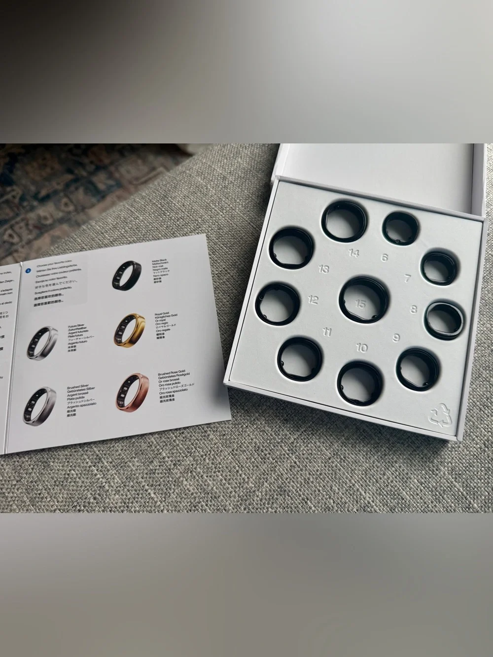 RingConn Gen 3 Gold Size 11 Smart Ring w/FREE sizing kit